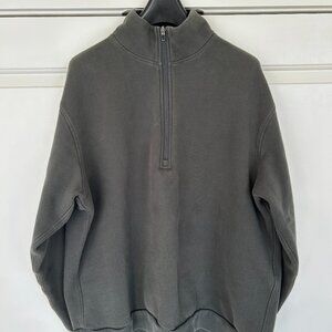 Men's Lululemon Steady State Half-Zip Slate Brown Size XL